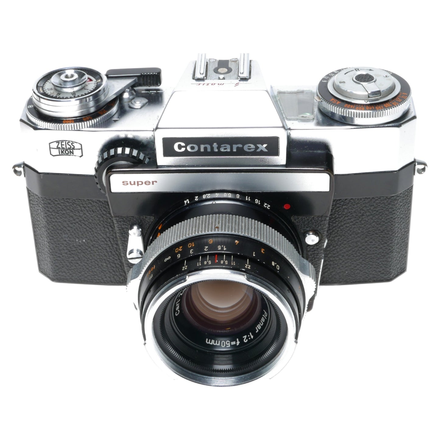 Contarex Super 2nd Model SLR Camera Carl Zeiss Planar 1:2 f=50mm