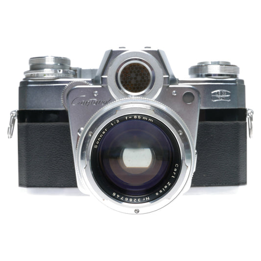 Zeiss Contarex Bullseye SLR Film Camera Sonnar 1:2 f=85mm Lens