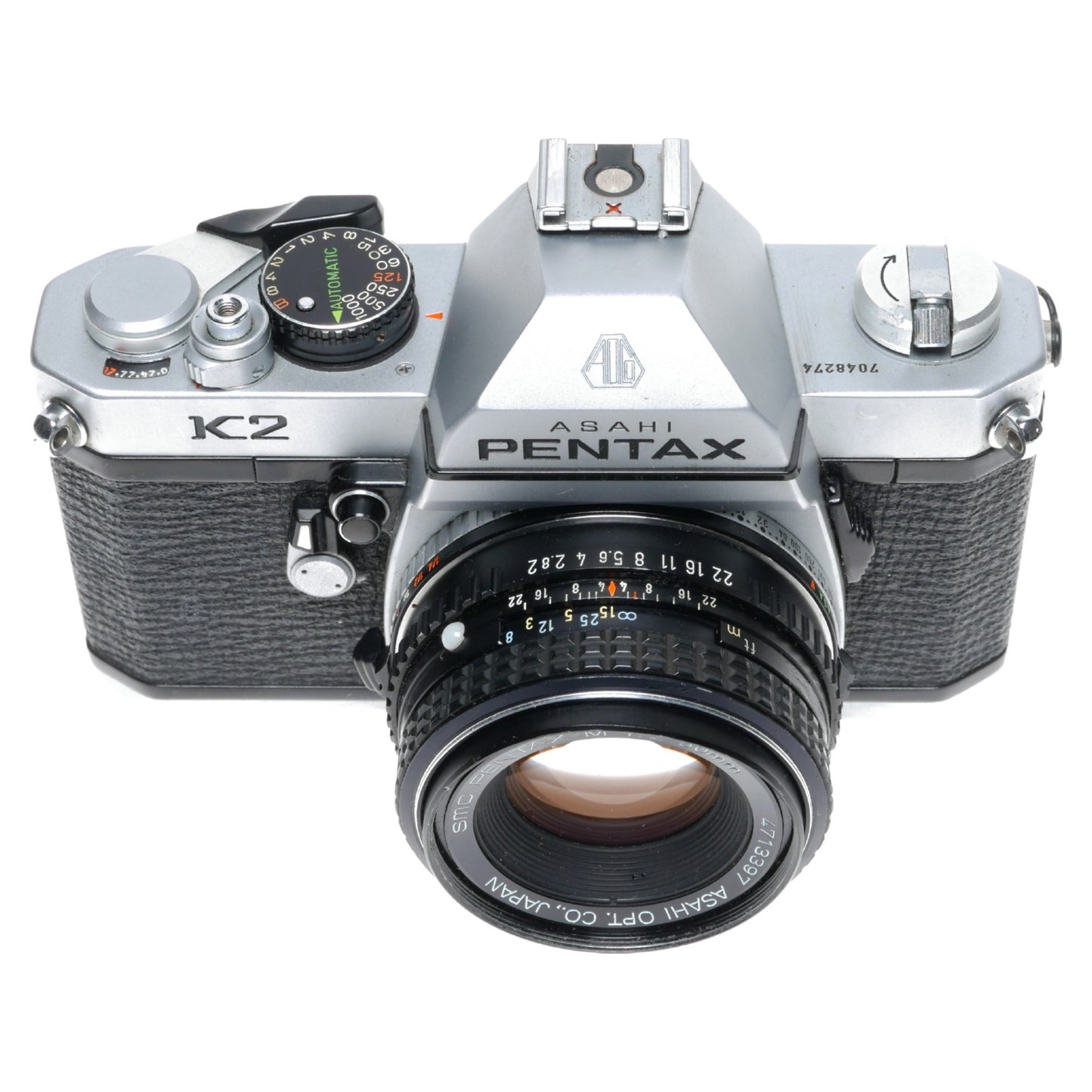 Asahi Pentax K2 35mm SLR Camera SMC Pentax-M Lens 1:2/50mm