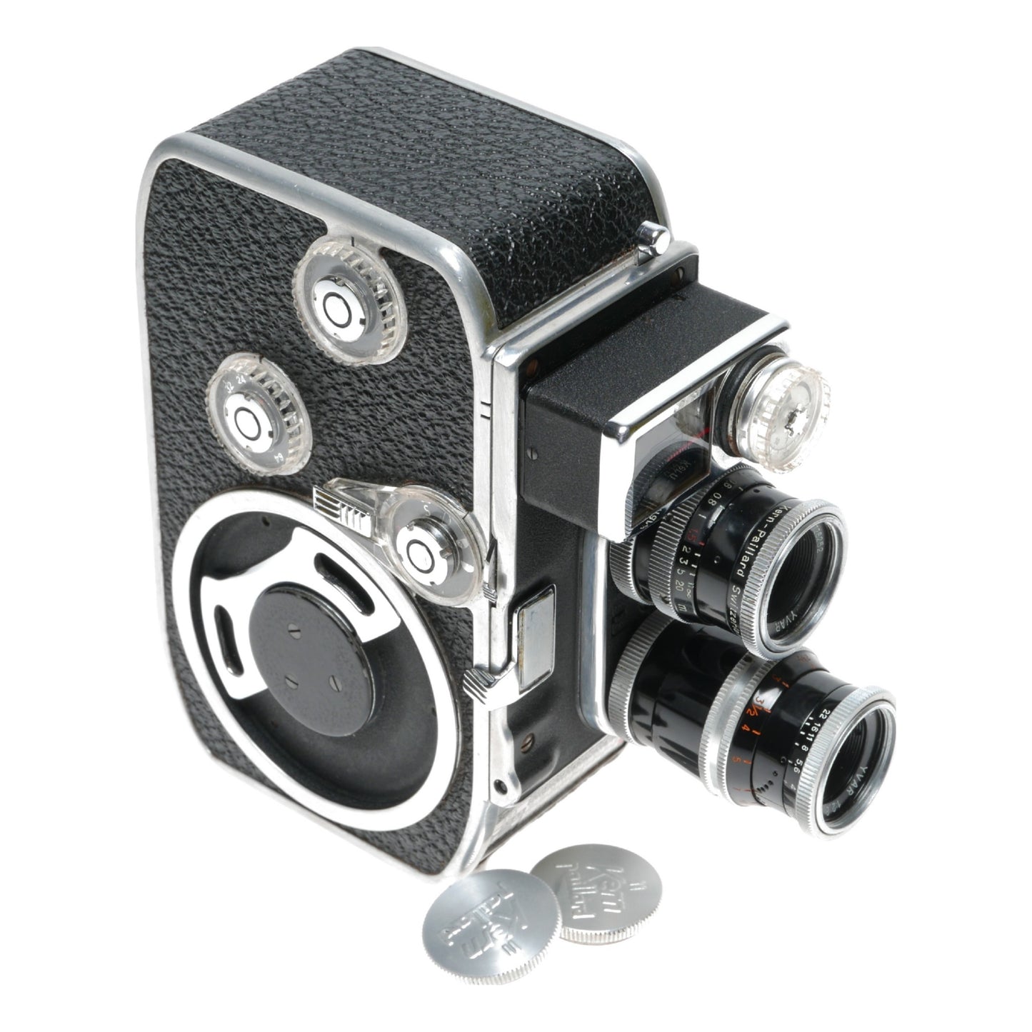 Bolex B8L Paillard 8mm Cine Movie Camera Yvar 2.8/36mm 1.8/13mm