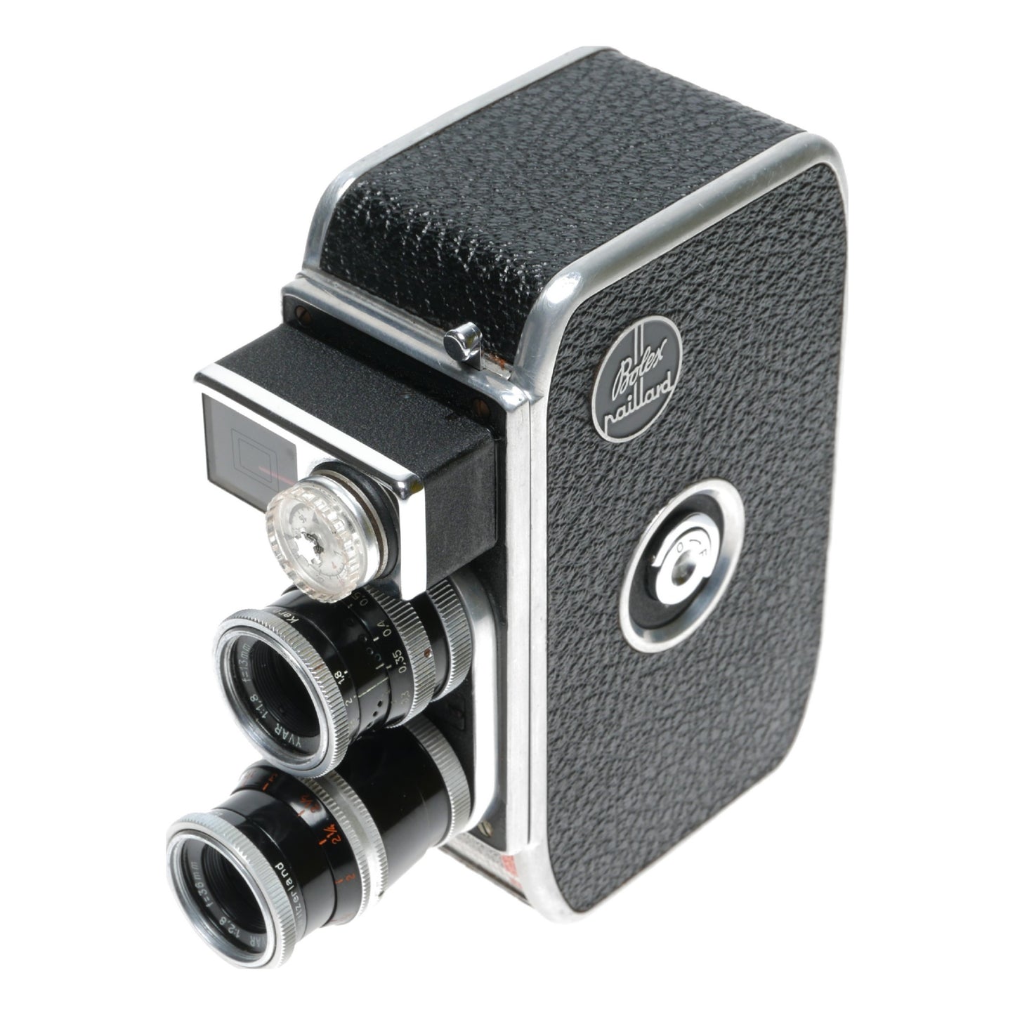 Bolex B8L Paillard 8mm Cine Movie Camera Yvar 2.8/36mm 1.8/13mm