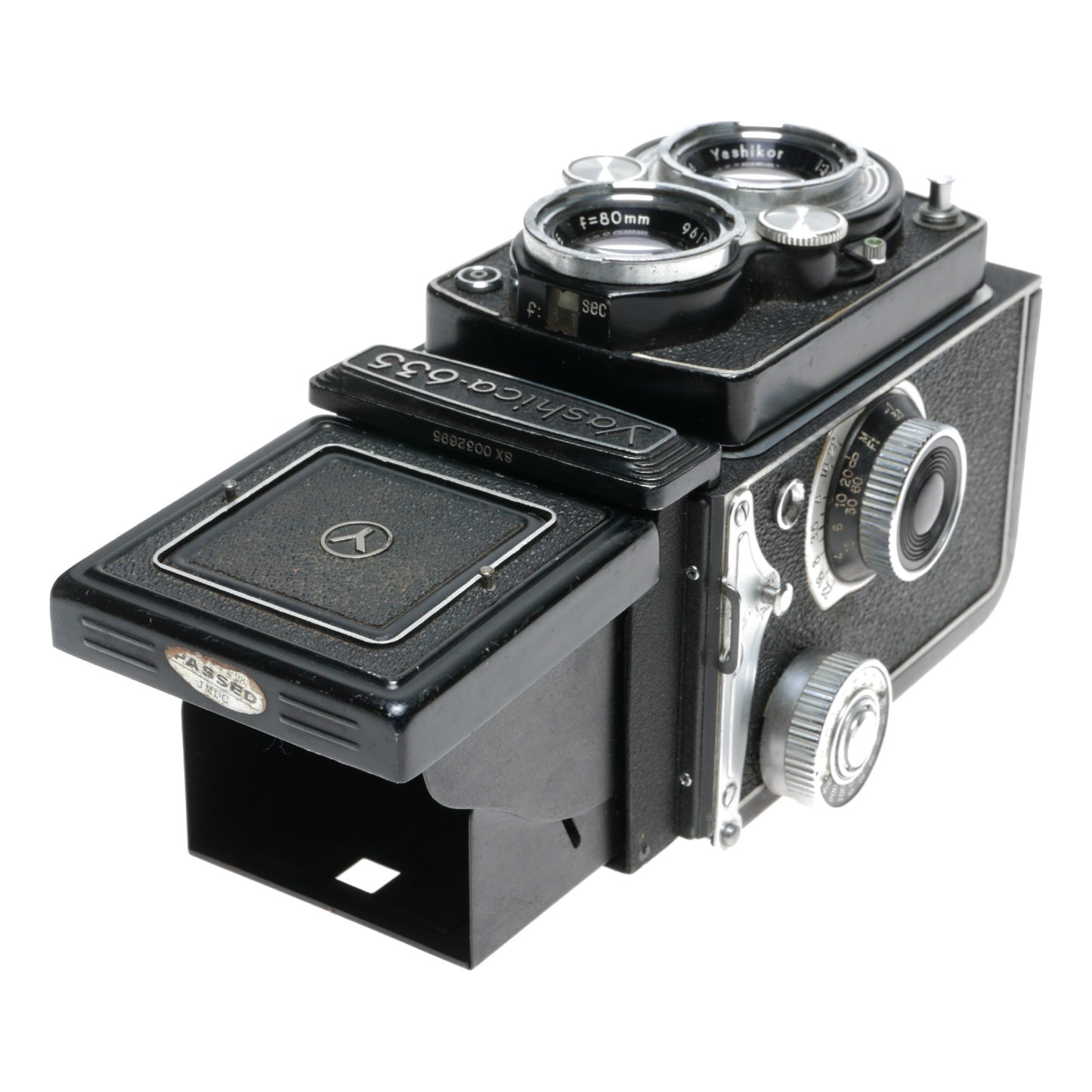 Yashica 635 Dual Format 120 35mm TLR Camera 1:3.5 F=80mm