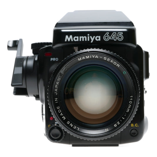 Mamiya 645 Pro Medium Format Film Camera Sekor C 110mm 1:2.8 N