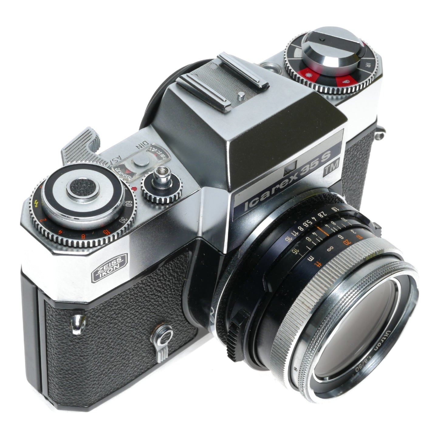 Zeiss Ikon Icarex 35S TM SLR Film Camera M42 Ultron 1.8/50