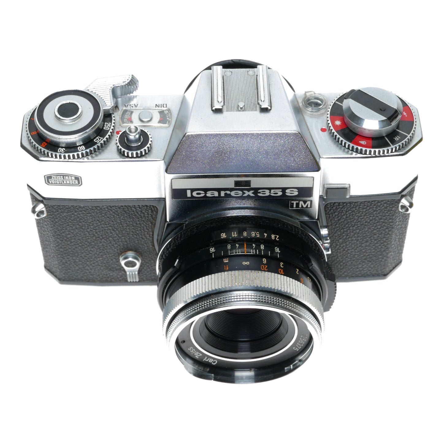 Zeiss Ikon Voigtlander Icarex 35S TM Film SLR Camera Tessar 2.8/50