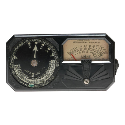 Leicameter photronic cased exposure meter Weston model 650 Leitz N.Y