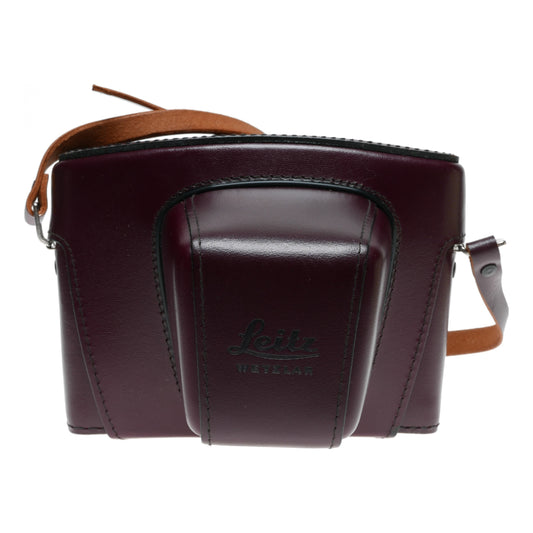 14504 Leitz burgundy Leather ever ready SL camera case MINT