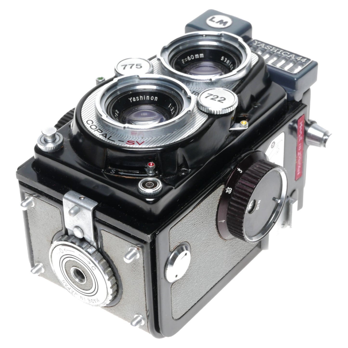 Yashica 44 LM Baby 4x4 TLR Film Camera Yashinon 3.5/60