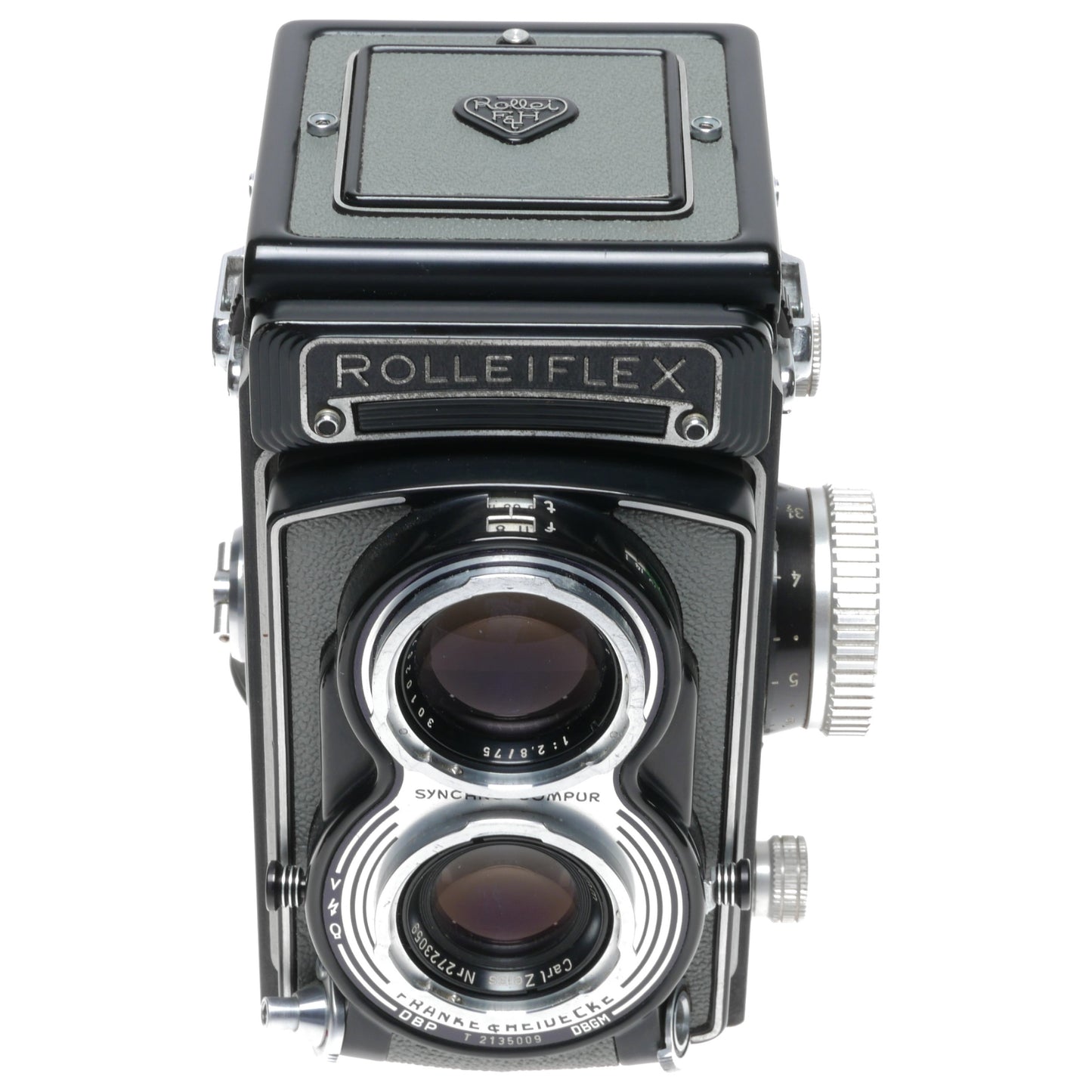 Rolleiflex T Model 1 Grey TLR Film Camera Carl Zeiss Tessar 1:3.5/75