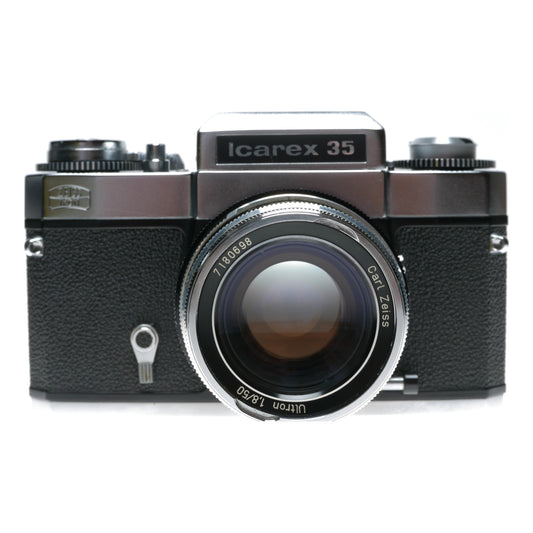 Zeiss Ikon Icarex 35 Film SLR Camera BM Ultron 1.8/50 Early Model