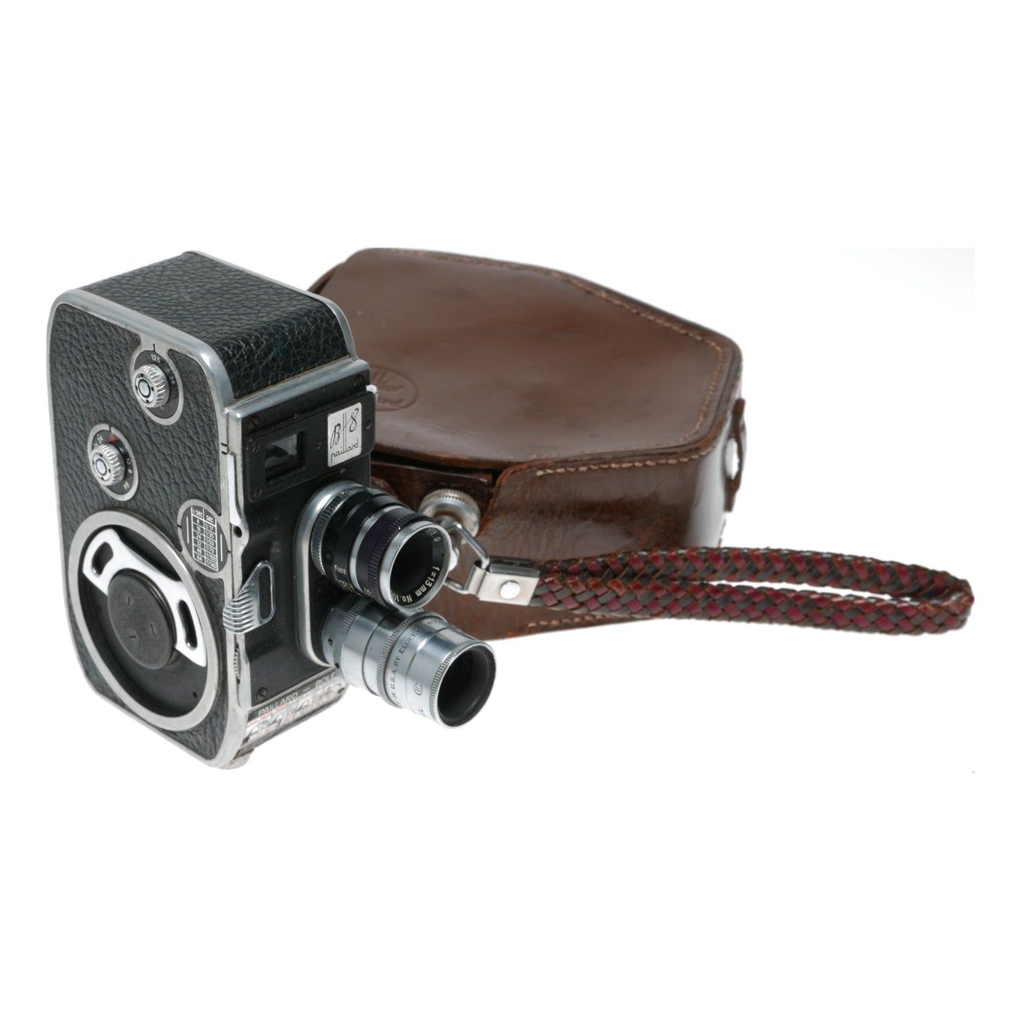 Bolex Paillard B8 Double 8mm Film Movie Camera Kinotar 1.9/13