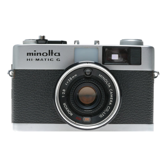 Minolta Hi-Matic G 35mm Film Compact Camera Rokkor 1:2.8/38