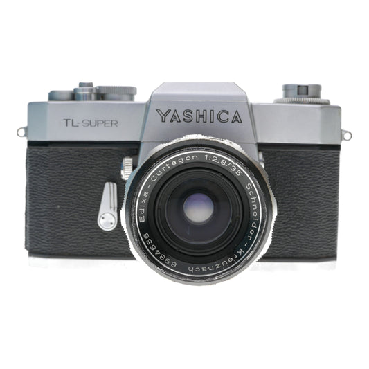 Yashica TL-Super 35mm Film SLR Camera Edixa-Curtagon 1:2.8/35