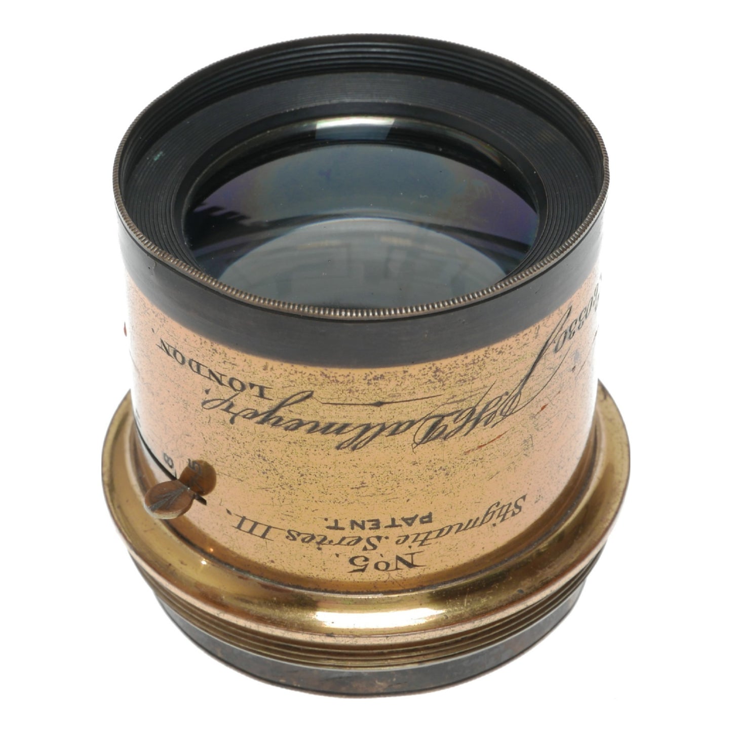 Dallmeyer No.5 Stigmatic Series III Portrait Brass Plate Camera Lens