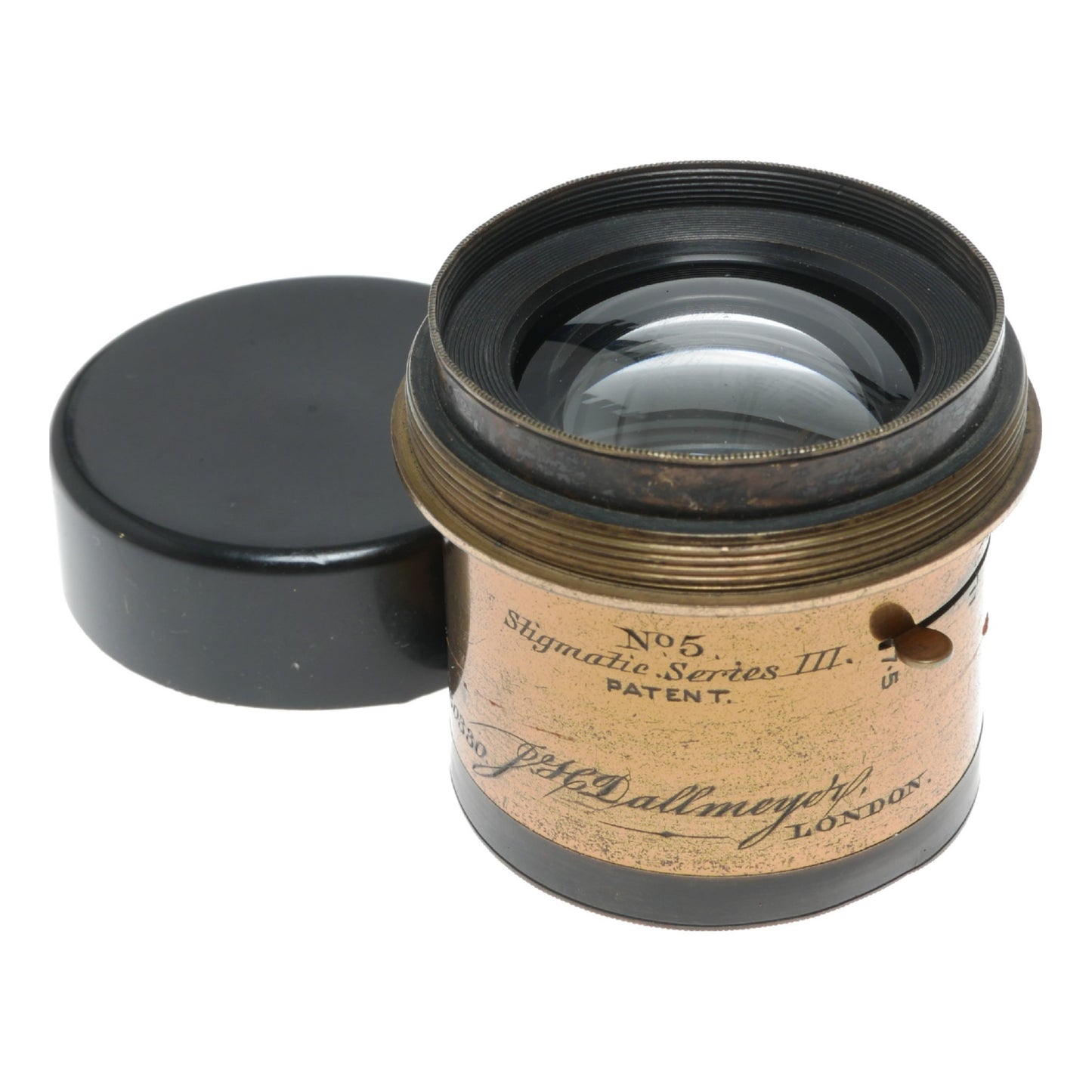 Dallmeyer No.5 Stigmatic Series III Portrait Brass Plate Camera Lens