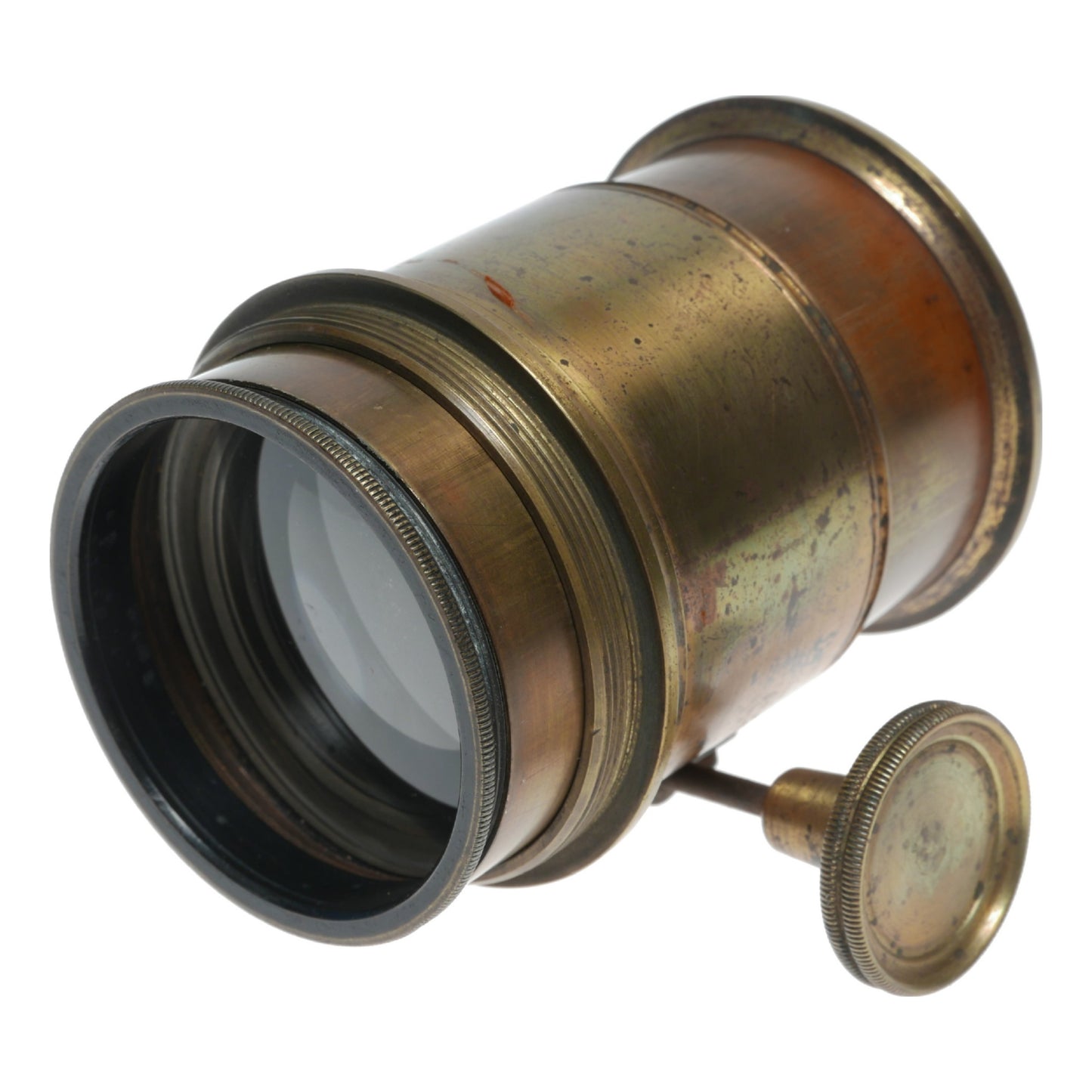 Vintage Brass Portrait Lens Medium Large Format Plate Camera