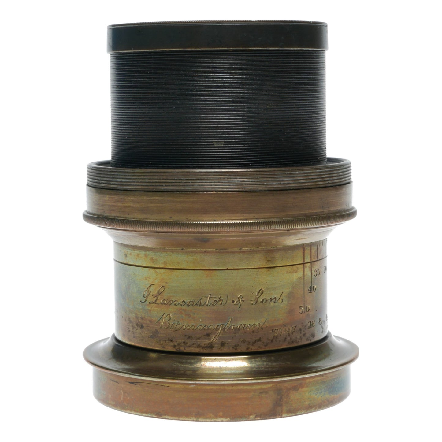 Lancaster Son Rectigraph Half Plate Camera Brass Lens