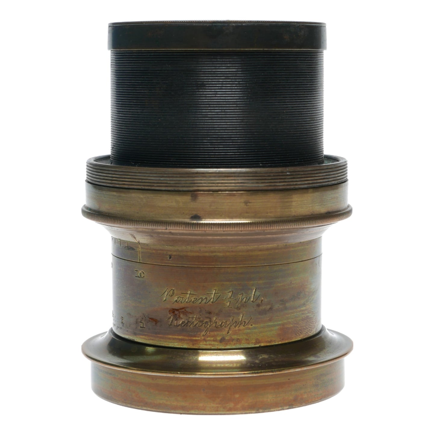 Lancaster Son Rectigraph Half Plate Camera Brass Lens