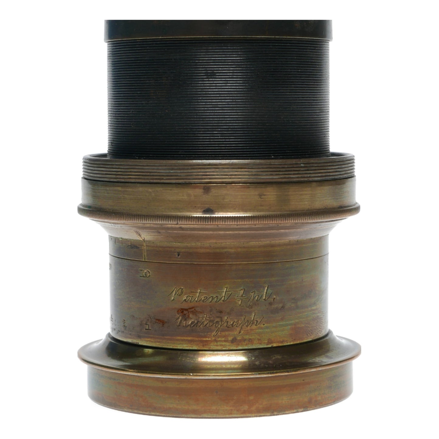 Lancaster Son Rectigraph Half Plate Camera Brass Lens