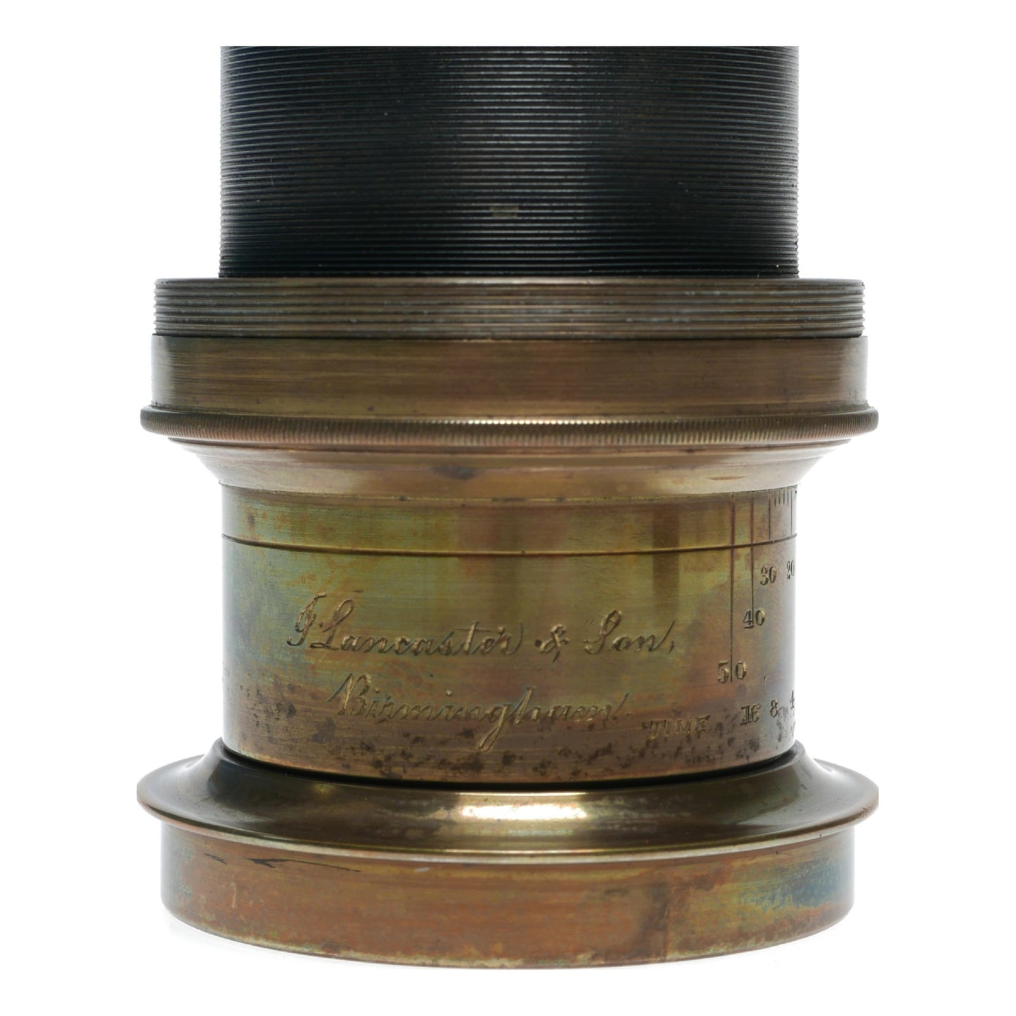 Lancaster Son Rectigraph Half Plate Camera Brass Lens