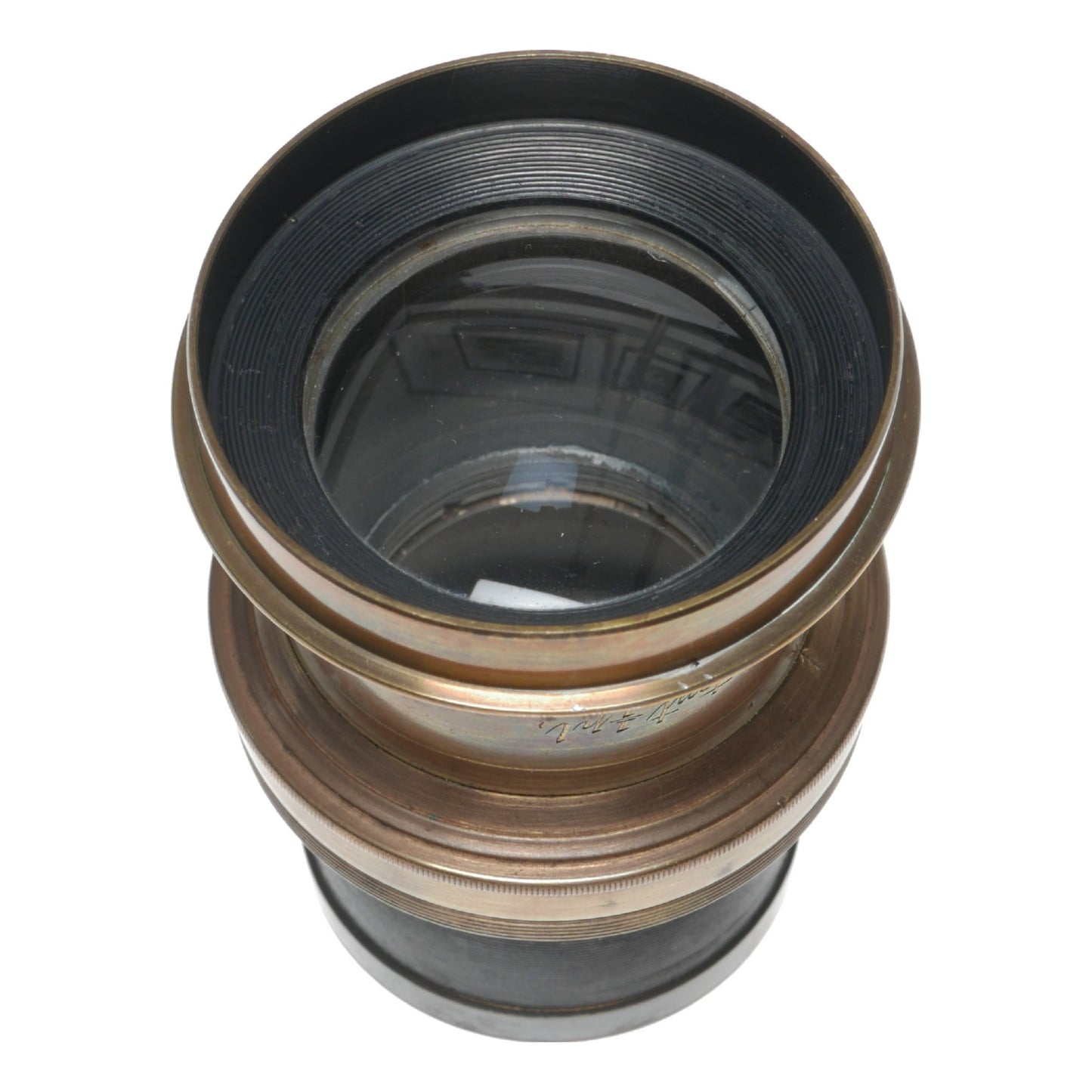 Lancaster Son Rectigraph Half Plate Camera Brass Lens