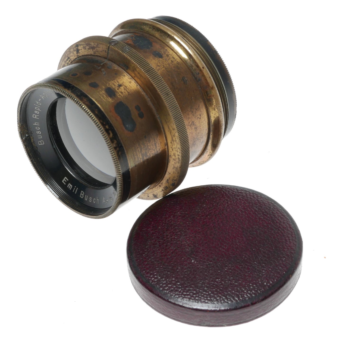 Busch Rapid Aplanat F.7 F=20cm Brass Large Format Camera Lens