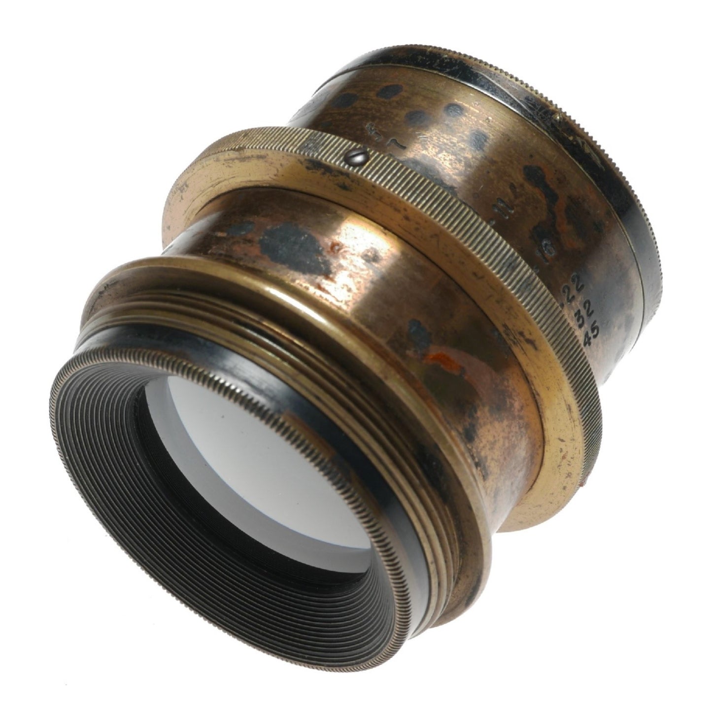 Busch Rapid Aplanat F.7 F=20cm Brass Large Format Camera Lens