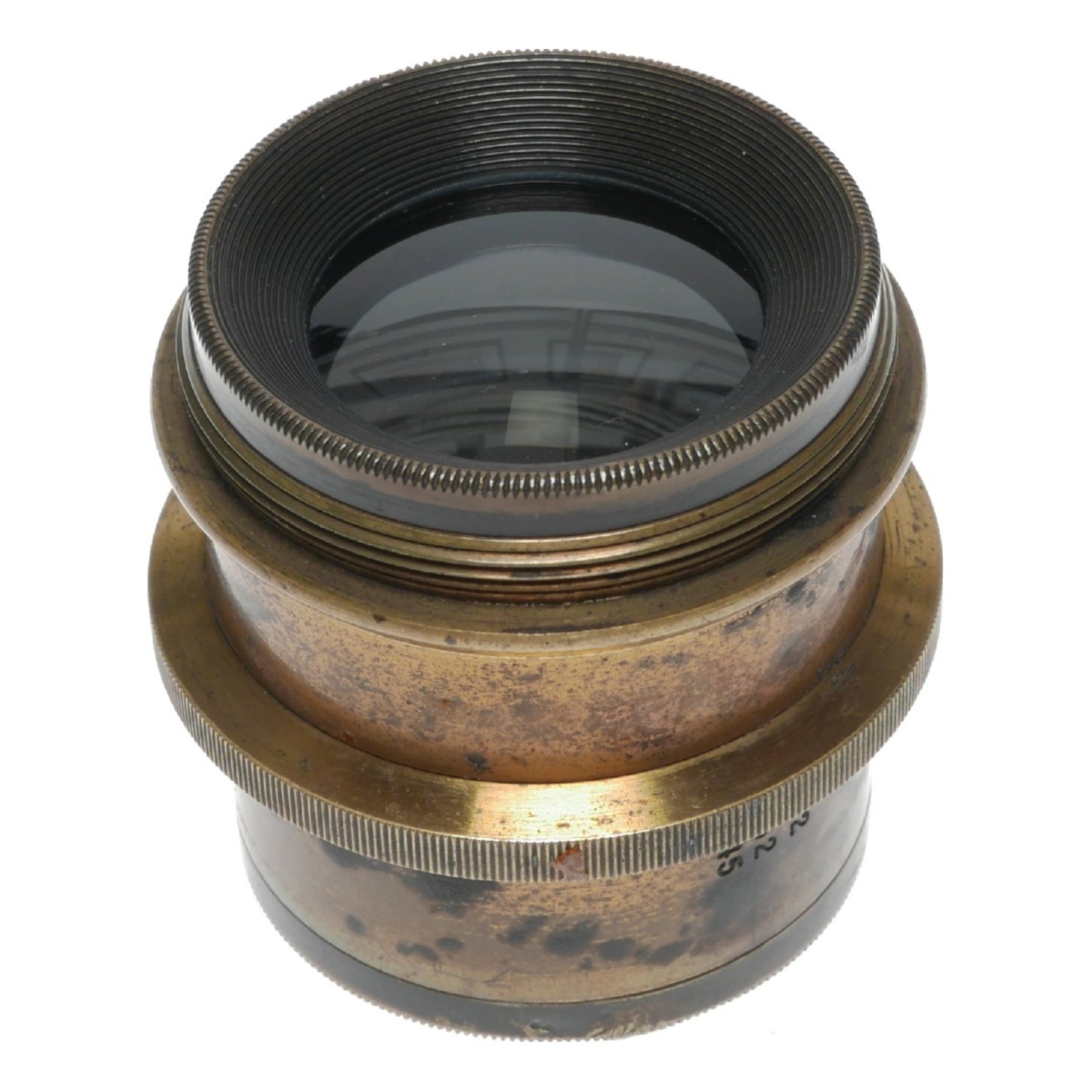 Busch Rapid Aplanat F.7 F=20cm Brass Large Format Camera Lens