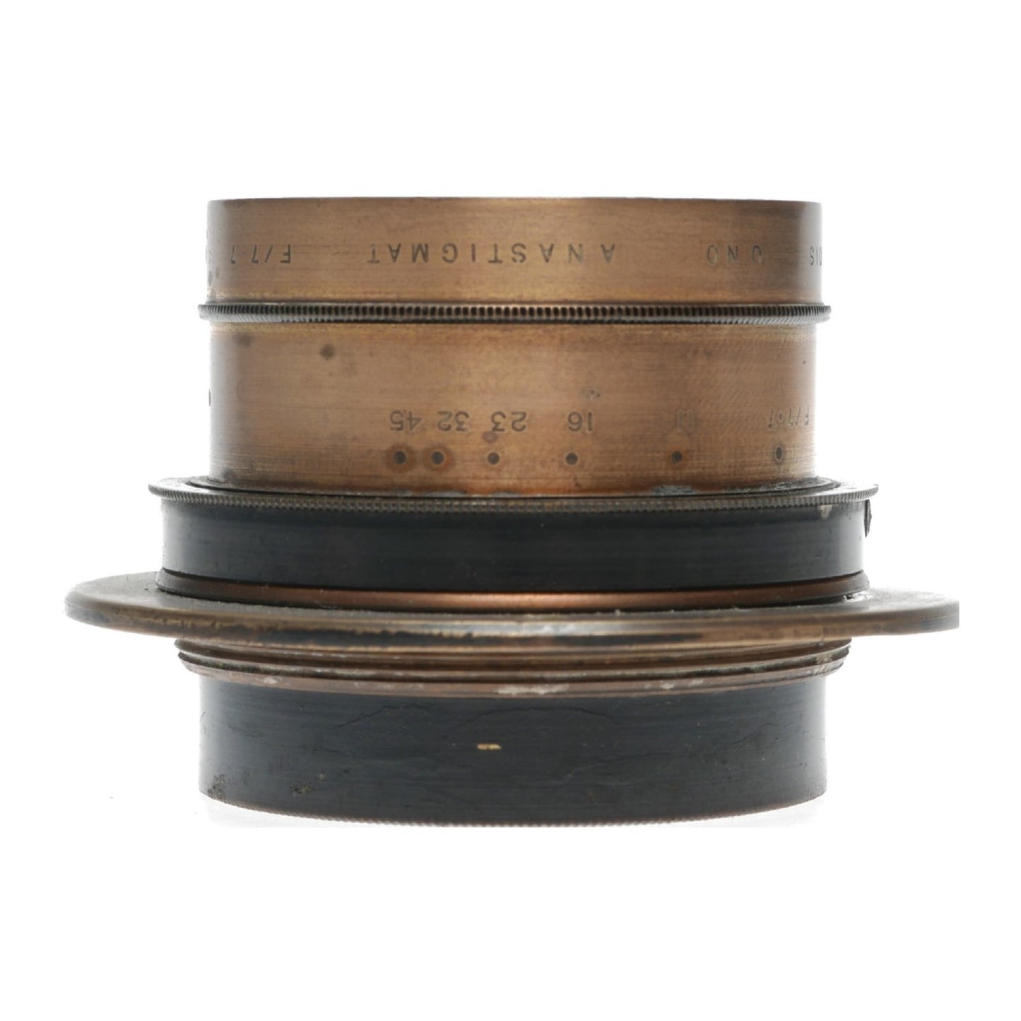 Aldis Uno Anastigmat F.7.7 No.3 11 In Focus Large Format Brass Lens