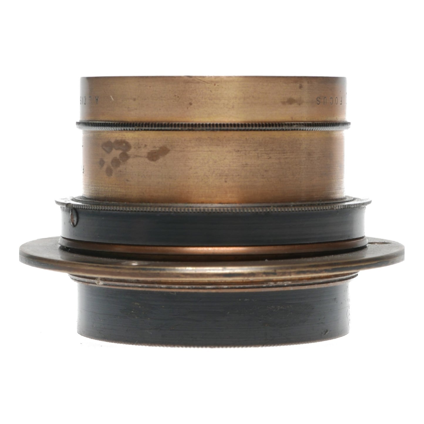 Aldis Uno Anastigmat F.7.7 No.3 11 In Focus Large Format Brass Lens