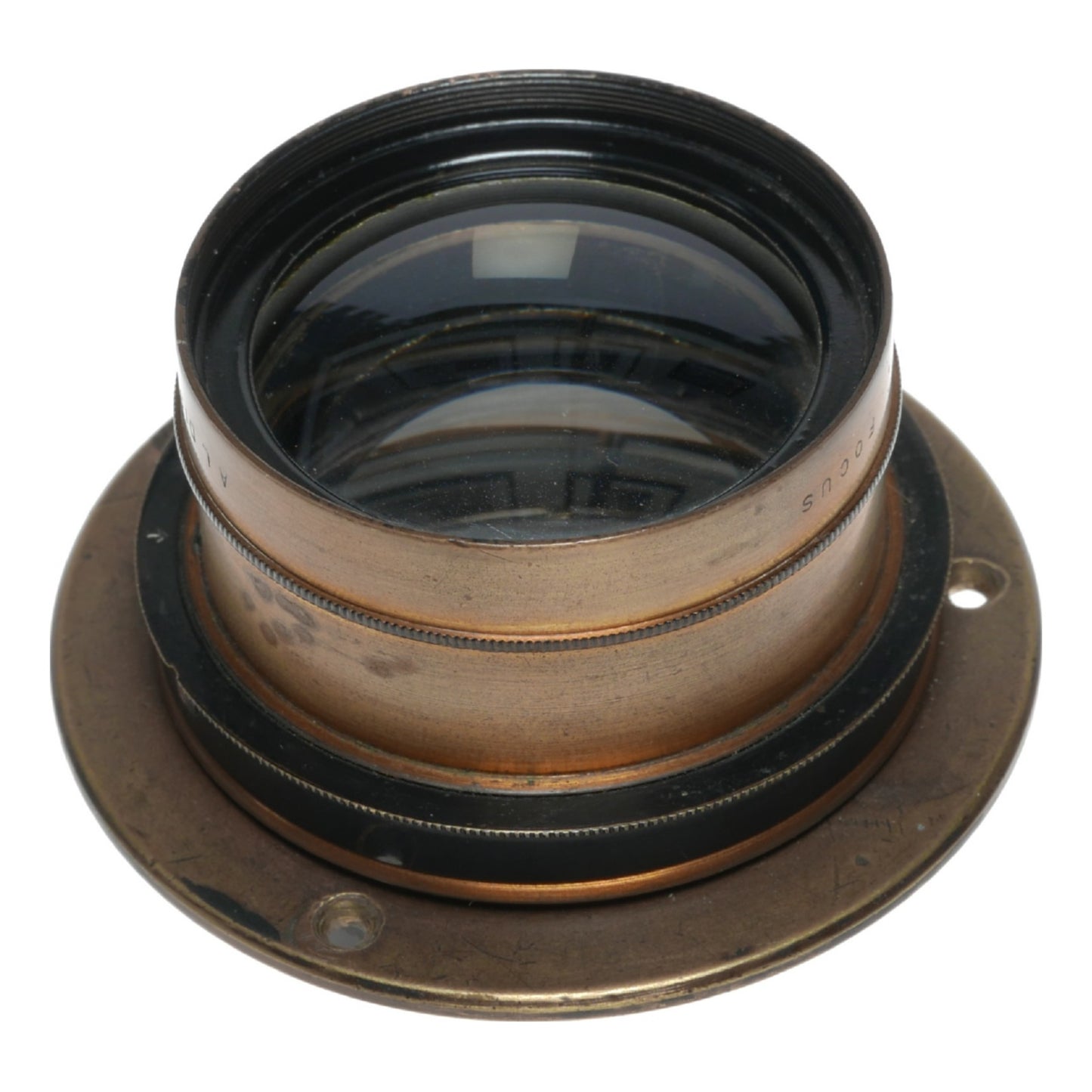 Aldis Uno Anastigmat F.7.7 No.3 11 In Focus Large Format Brass Lens