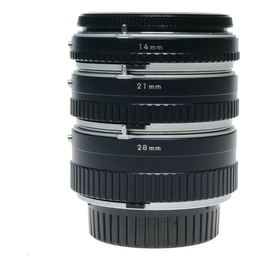 Minolta MC/MD Camera Lens Extension Tubes 14 21 28mm