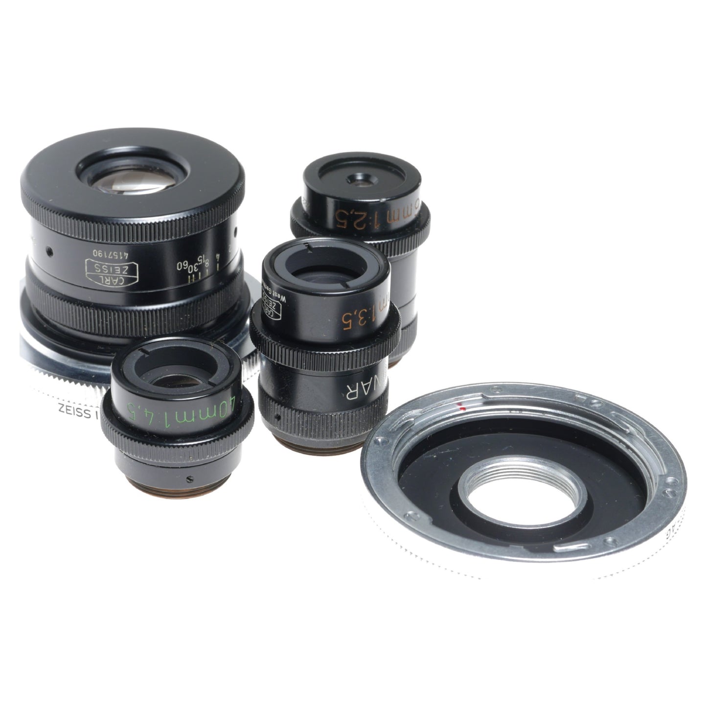 Zeiss Luminar C-Mount Contarex Macro Close-Up Lenses 16 25 40 100mm