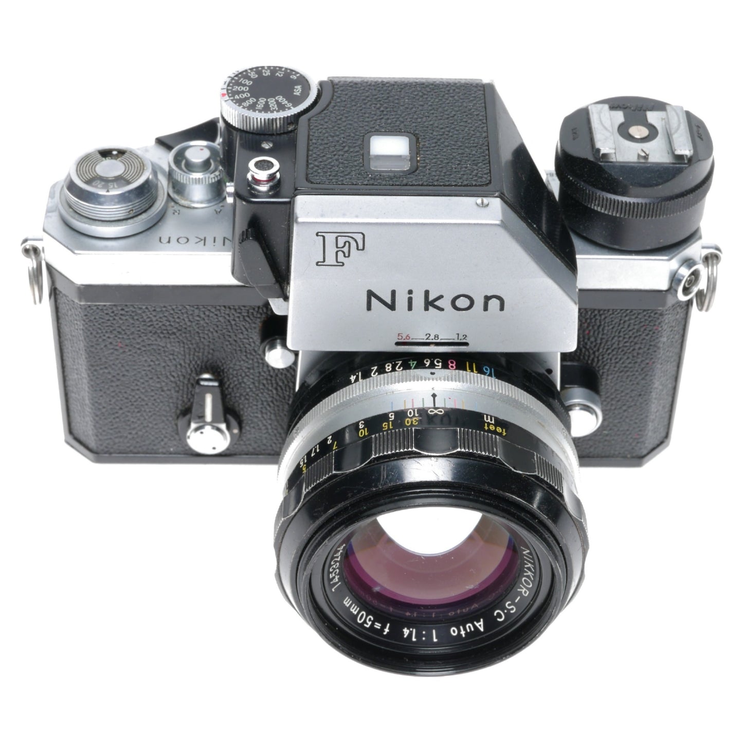 Nikon F Photomic FTN 35mm SLR Camera Nikkor S.C Auto 1:1.4 50mm