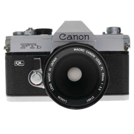 Canon FTb QL SLR Film Camera Macro FL 50mm 1:3.5