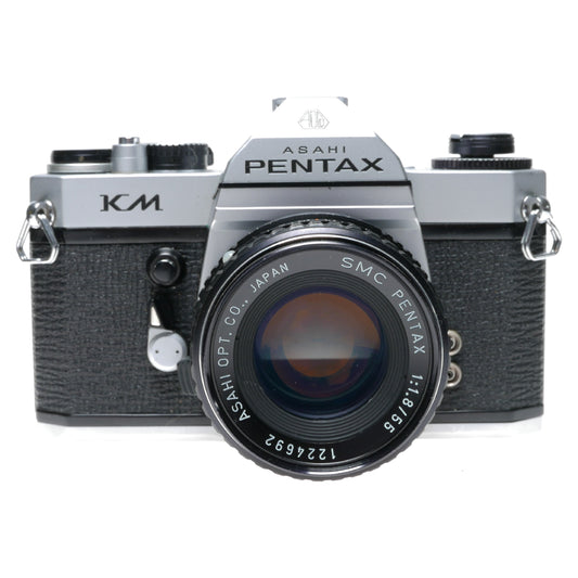 Asahi Pentax KM SLR Film Camera SMC 1:1.8/55 Lens