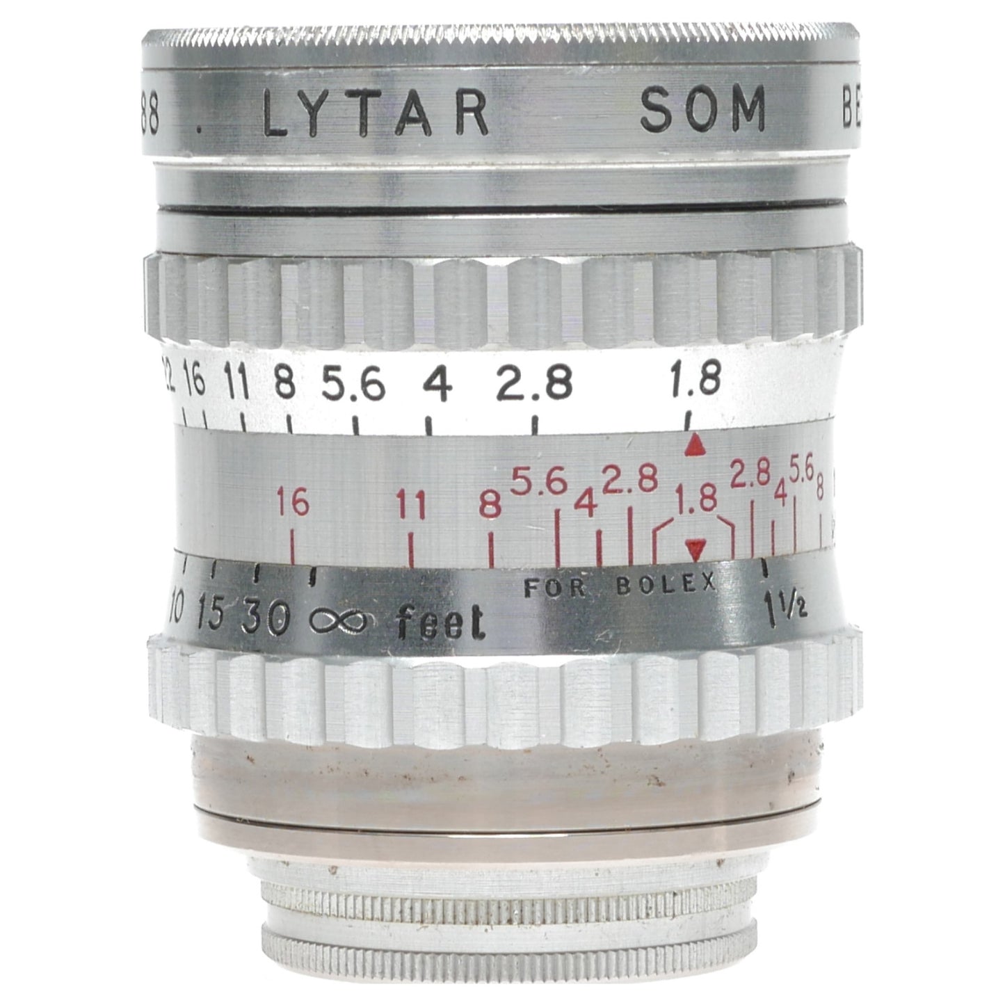 SOM Berthiot Lytar 1:1.8 f=25 Bolex H-16 C-Mount Lens K39888