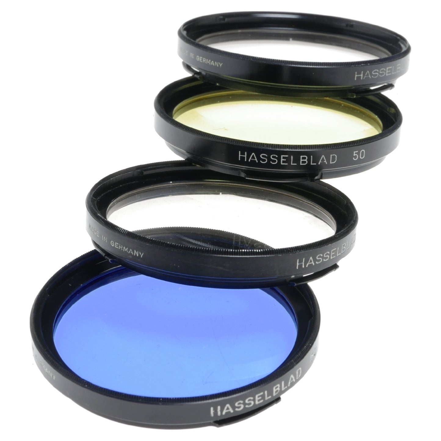 Hasselblad set of 4 Bay 50 camera lens filters HZ CB12 1,5 various