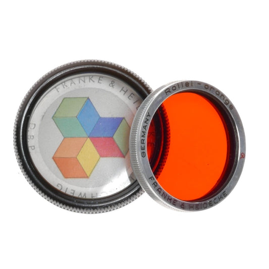 Rollei Orange Lens Filter fits Rolleiflex Rolleicord TLR Film Camera