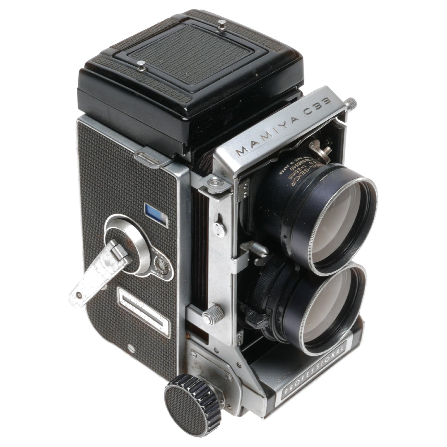 Mamiya C33 Professional TLR Camera Blue Dot Sekor 1:3.5 f=65mm