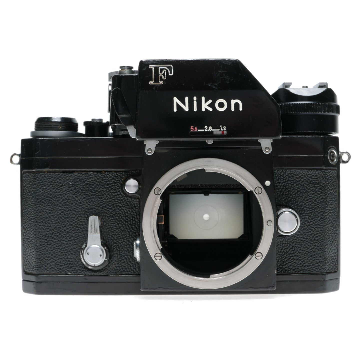 Nikon F Photomic Black SLR Camera Nikkor-N Auto 1:2.8 24mm Lens