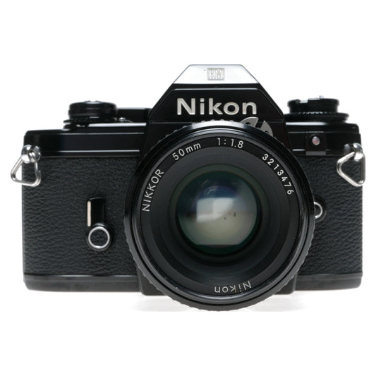 Nikon EM 35mm SLR Film Camera Nikkor 1.8/50 Lens