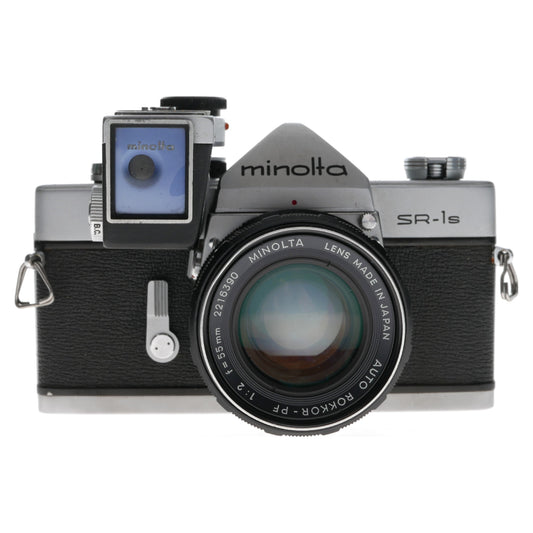 Minolta SR-1s Model V 35mm SLR Camera Auto Rokkor-PF 1:2 f=55mm