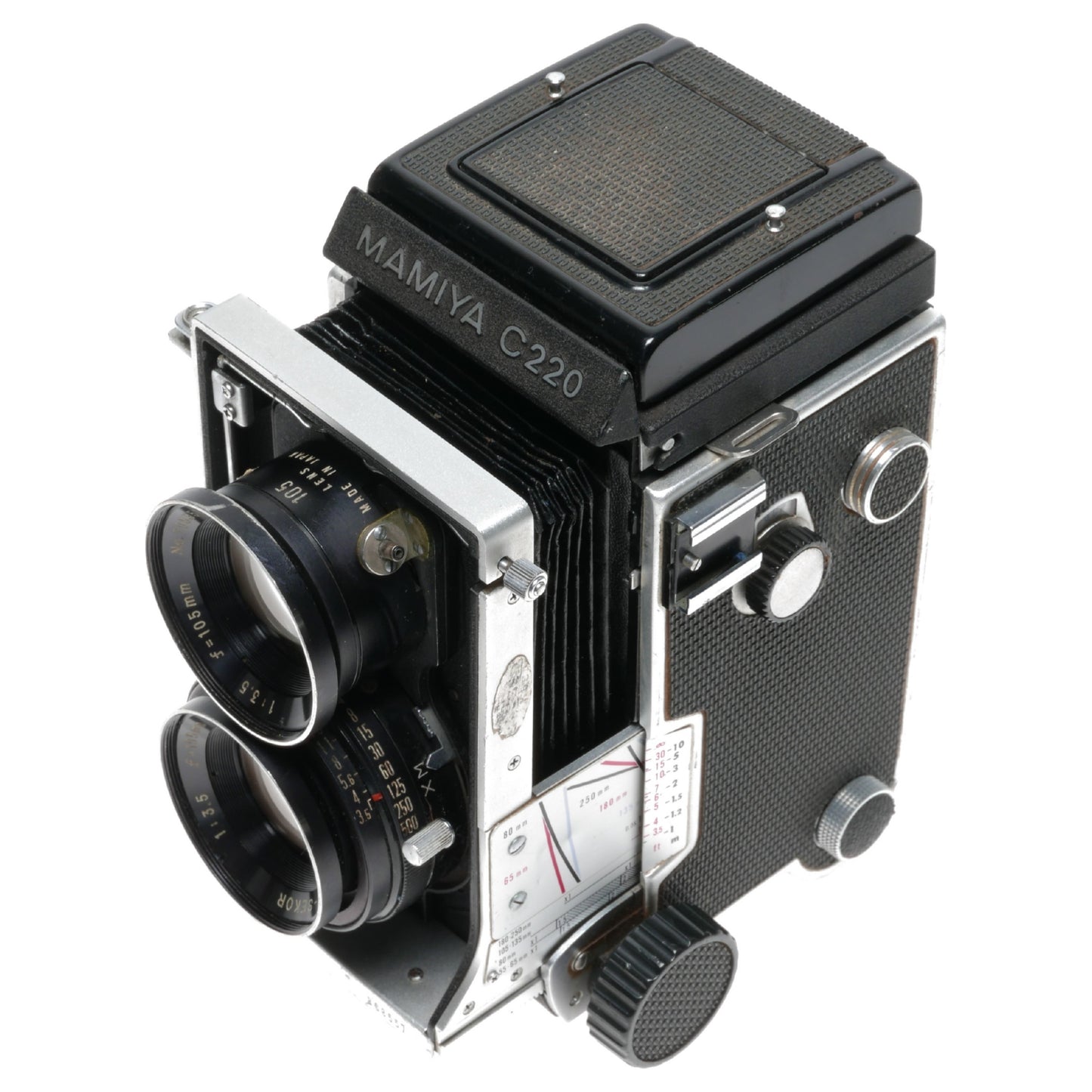 Mamiya C220 Professional TLR Film Camera Sekor 3.5/105mm Lens