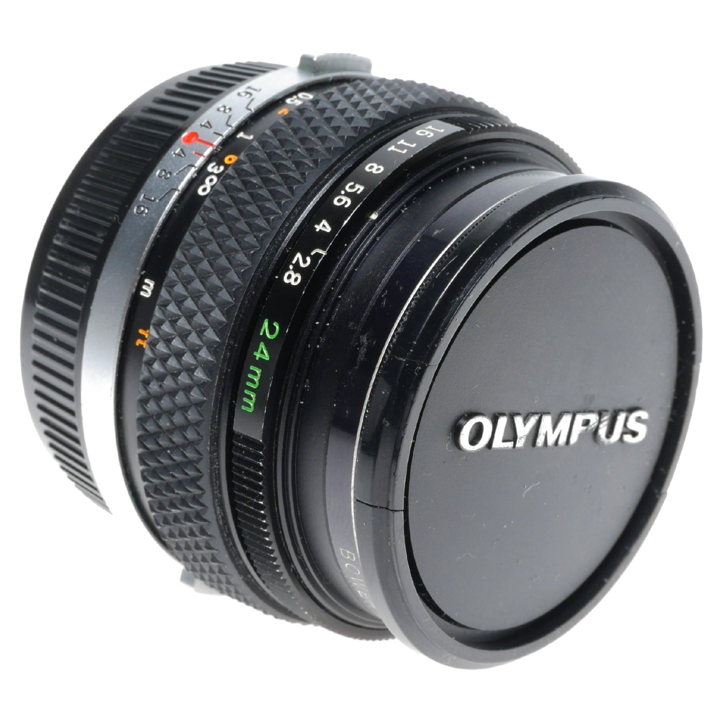 Olympus OM System H.Zuiko Auto-W 1:2.8 f=24mm Wide Angle Camera Lens