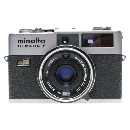 Minolta Hi-Matic F 35mm Film Rangefinder Camera Rokkor 1:2.7 f=38mm