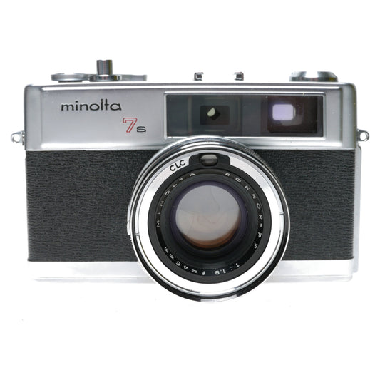 Minolta Hi-Matic 7s Rangefinder Camera Rokkor PF 1:1.8 f=45mm CLC