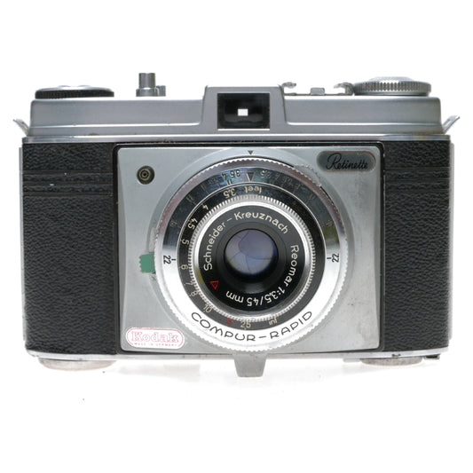 Kodak Retinette Type 022 Camera in Leather Case Reomar 1:3.5/45mm