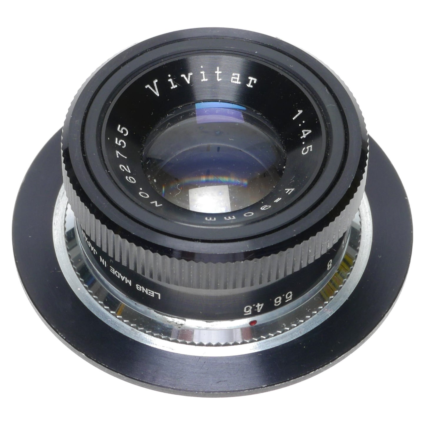 Vivitar 1:4.5 F=90mm  Enlarger Lens 39mm Screw Mount on Lensboard