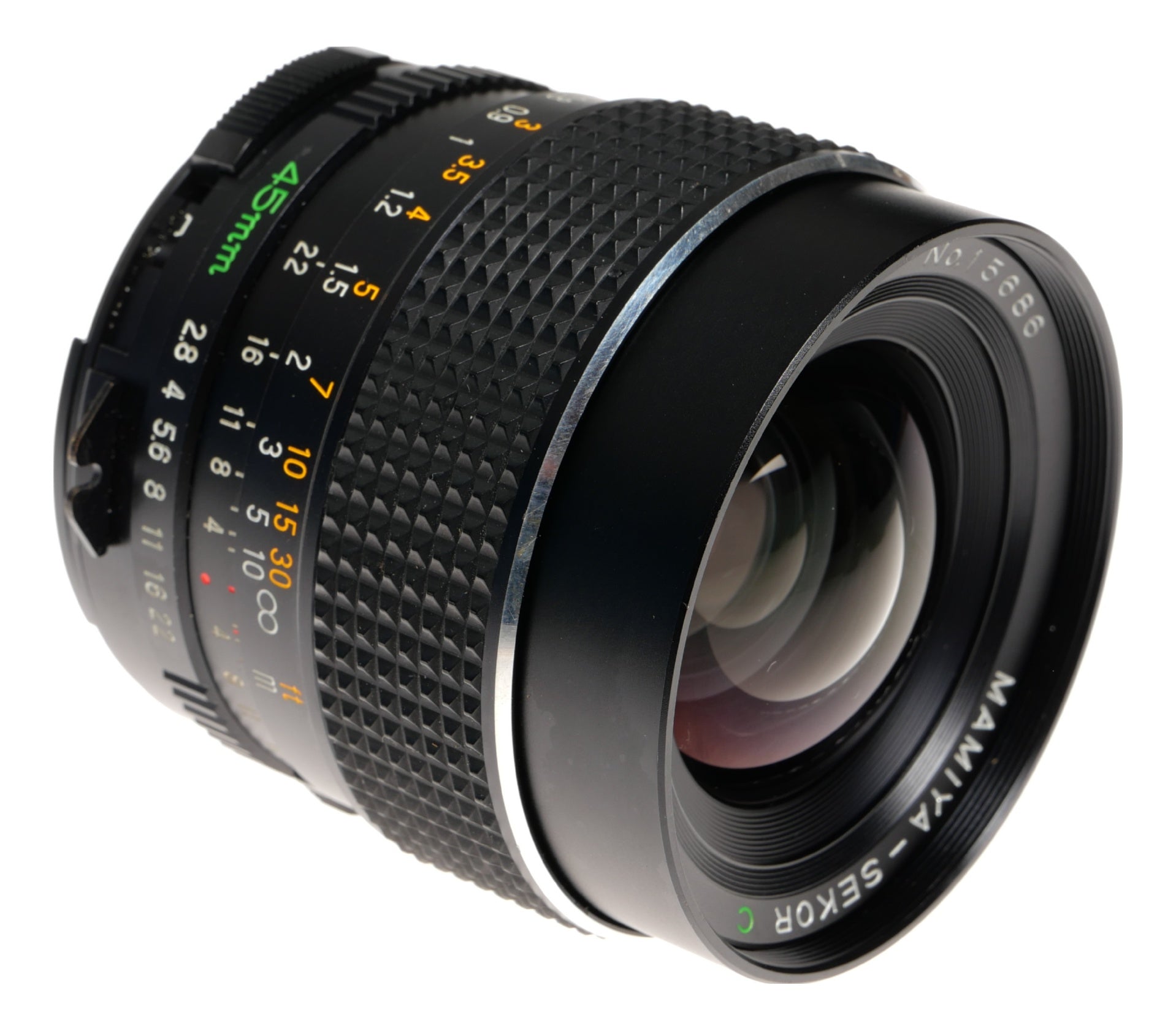Mamiya Sekor C 45mm f/2.8 Medium Format Lens - View 4